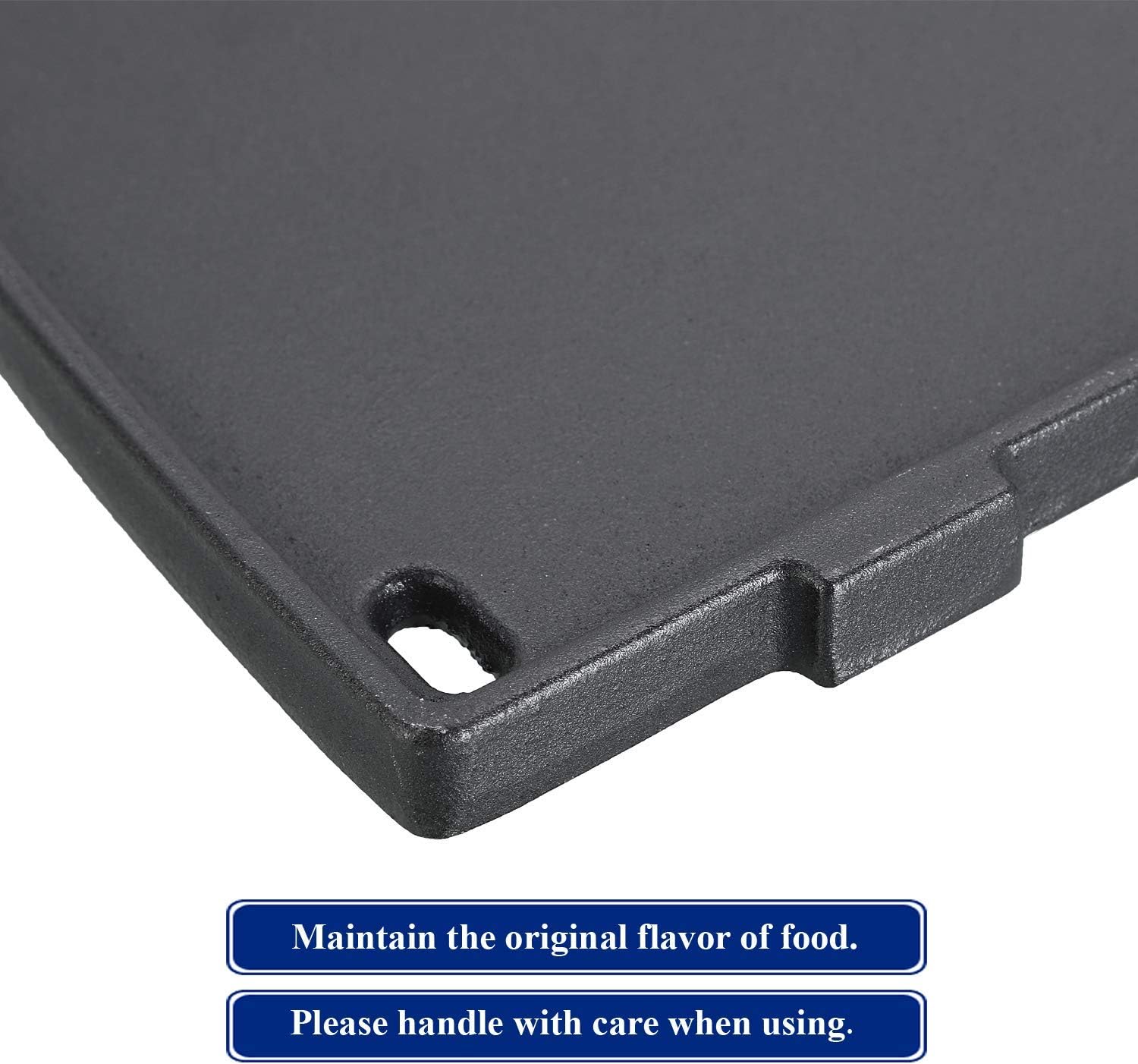 Utheer 6559 Grill Parts – Plancha de cocina de hierro fundido para Weber Q200, Q220, Q240, Q260, Q2000, Q2200, Q2400 Series Weber Accesorios para