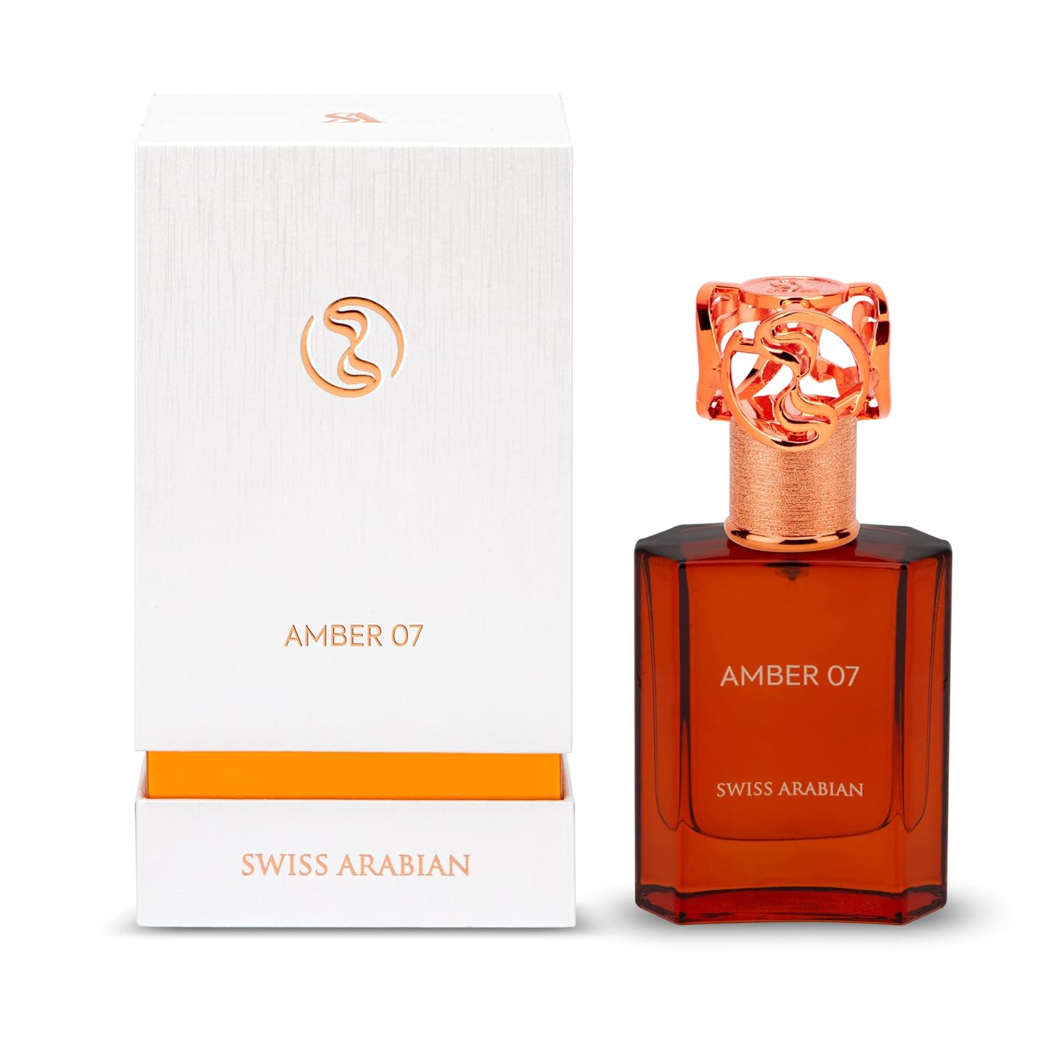 Swiss Arabian Amber 07  Productos de lujo de Dubai  Fragancia personal EDP en aerosol de larga duración y adictiva  Un aroma seductor y