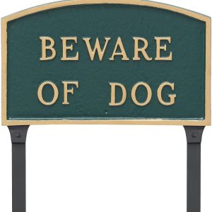 Placa de pared o césped Arch Beware Of Dog – Aluminio recubierto de polvo – Resistente a los rayos UV – Fácil de instalar Placa de pared o césped Arch Beware Of Dog – Aluminio recubierto de polvo – Resistente a los rayos UV – Fácil de instalar