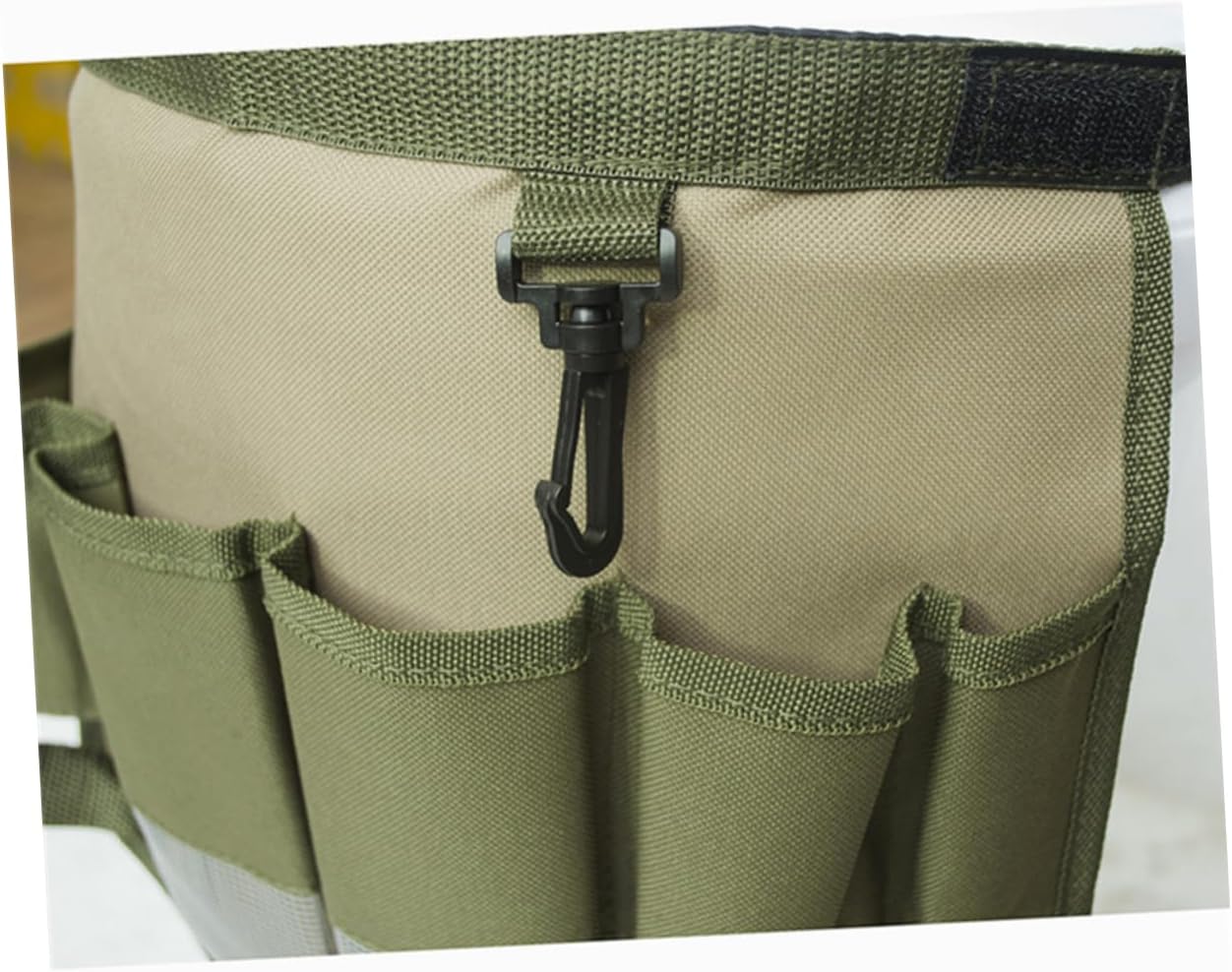 Happyyami 1 bolsa de herramientas de jardín, bolsa de cubo de jardín, bolsa de almacenamiento plegable, bolsa de almacenamiento ajustable para