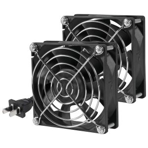 UMLIFE Paquete de 2 ventiladores axiales EC 3.150 in x 0.984 in CA 110 V 115 V 120 V 220 V 240 V alta velocidad doble rodamiento de bolas para UMLIFE Paquete de 2 ventiladores axiales EC 3.150 in x 0.984 in CA 110 V 115 V 120 V 220 V 240 V alta velocidad doble rodamiento de bolas para