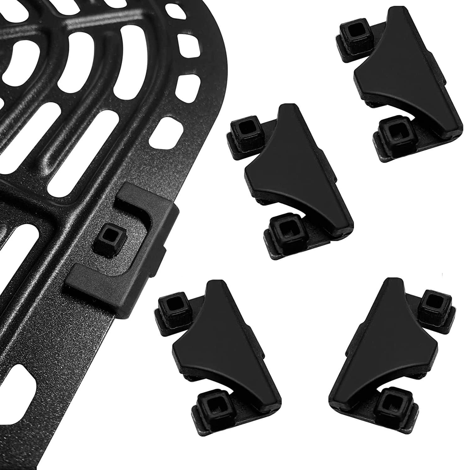 ALJ Pestañas de goma para freidora de aire Dero Air Fryer Pro Max de 6.8 cuartos de galón, 4 pies de goma profesionales para freidora de aire,