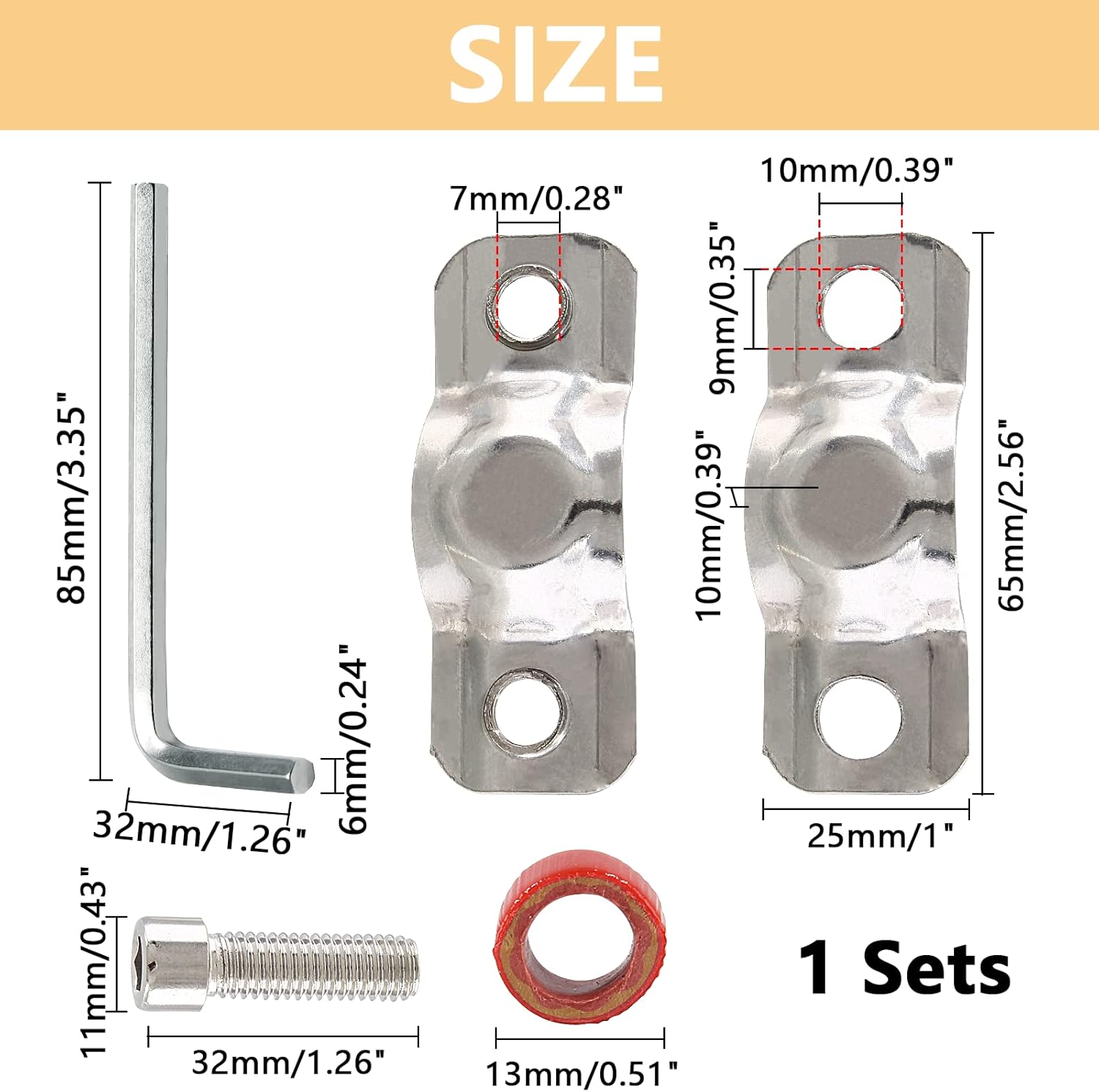 Fix Sinking – Silla de oficina de acero inoxidable 304, ahorro de silla de oficina de altura ajustable, kit de ahorro de silla con llave hexagonal