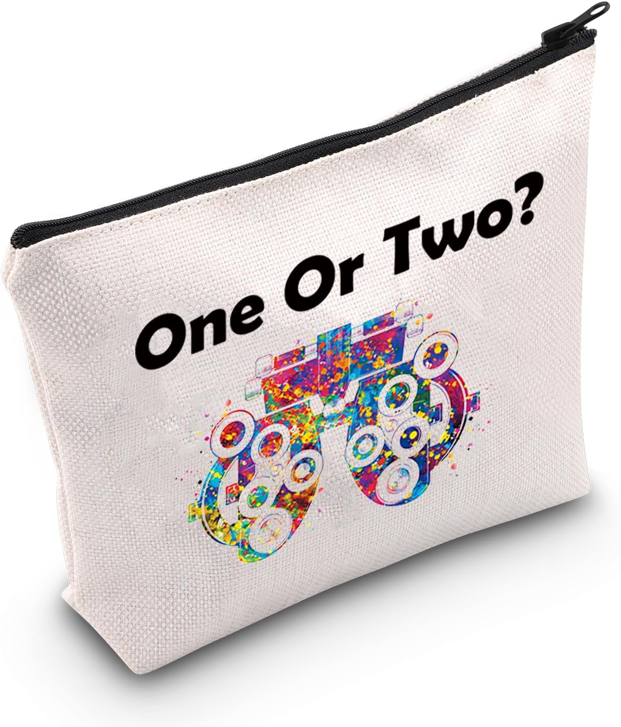 Bolsa de maquillaje de optometría divertida una o dos bolsas de maquillaje Optomentrist regalo oftalmólogo regalo médico ocular, Uno o dos