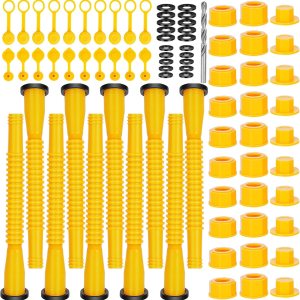 Godboy Boquilla de repuesto de boquilla de gasolina, boquilla de lata de gas (kit de 10 amarillos), boquilla de vertido flexible adecuada para la Godboy Boquilla de repuesto de boquilla de gasolina, boquilla de lata de gas (kit de 10 amarillos), boquilla de vertido flexible adecuada para la