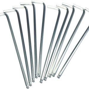 Juego de 10 llaves Allen de extremo de bola de 532, juego de llaves hexagonales de 532 pulgadas, llave de puerta Allen en forma de L con brazo largo. Juego de 10 llaves Allen de extremo de bola de 532, juego de llaves hexagonales de 532 pulgadas, llave de puerta Allen en forma de L con brazo largo.