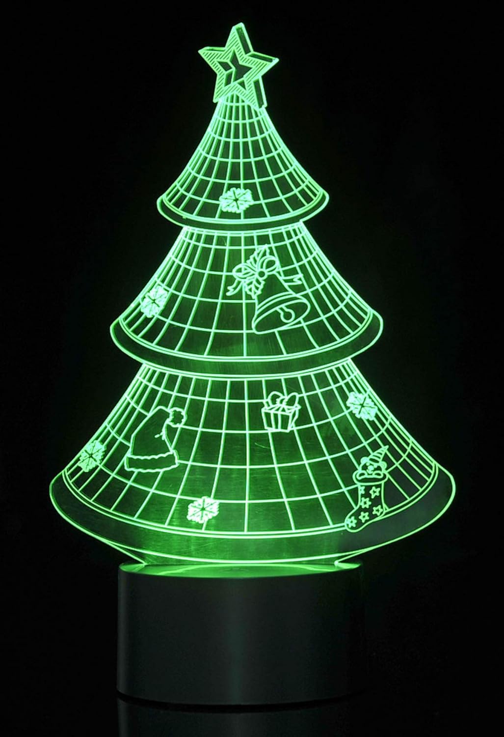 AZ Trading & Import TG2823 – Luces LED de precisión cortadas con láser para árbol de Navidad, multicolor