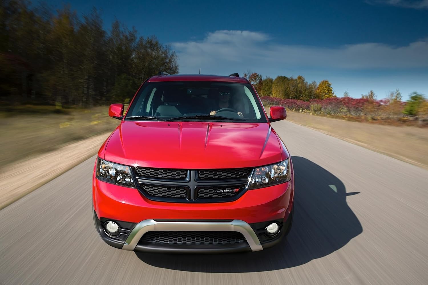 Parrilla superior negra para parachoques delantero compatible con Dodge Journey 2011-2020