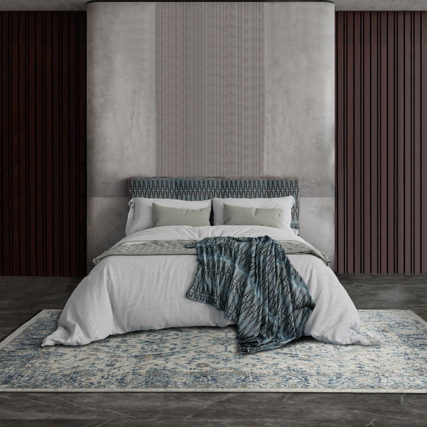 LUXE WEAVERS Euston Collection 8060 – Alfombra oriental moderna color marfil (5 x 7 pulgadas)