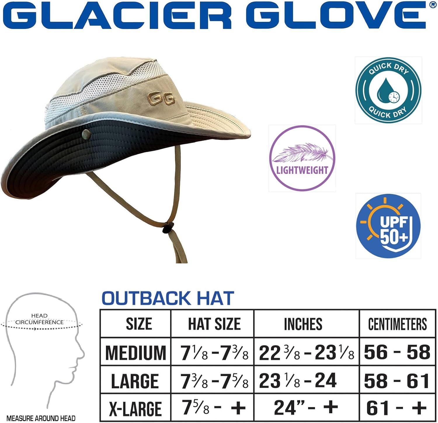 Glaciar Guante Outback Sombrero