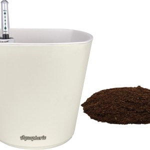 Window Garden – Maceta autorregable Aquaphoric de 7 pulg. + Tierra de fibra  Jardín interior infalible Maceta decorativa para plantas de hogar, Window Garden – Maceta autorregable Aquaphoric de 7 pulg. + Tierra de fibra  Jardín interior infalible Maceta decorativa para plantas de hogar,
