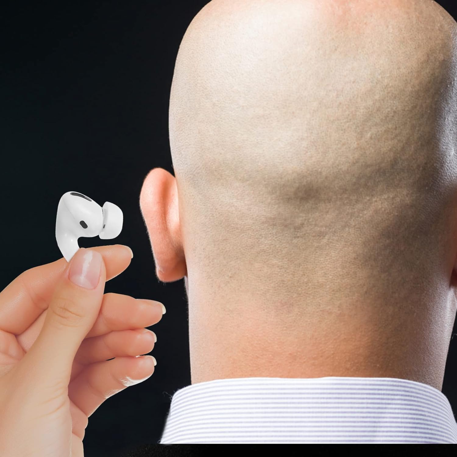 Gatuida Puntas de repuesto para las orejas, 8 pares de puntas de oreja, 4 tamaños de repuesto de goma de silicona para auriculares, accesorios de gel