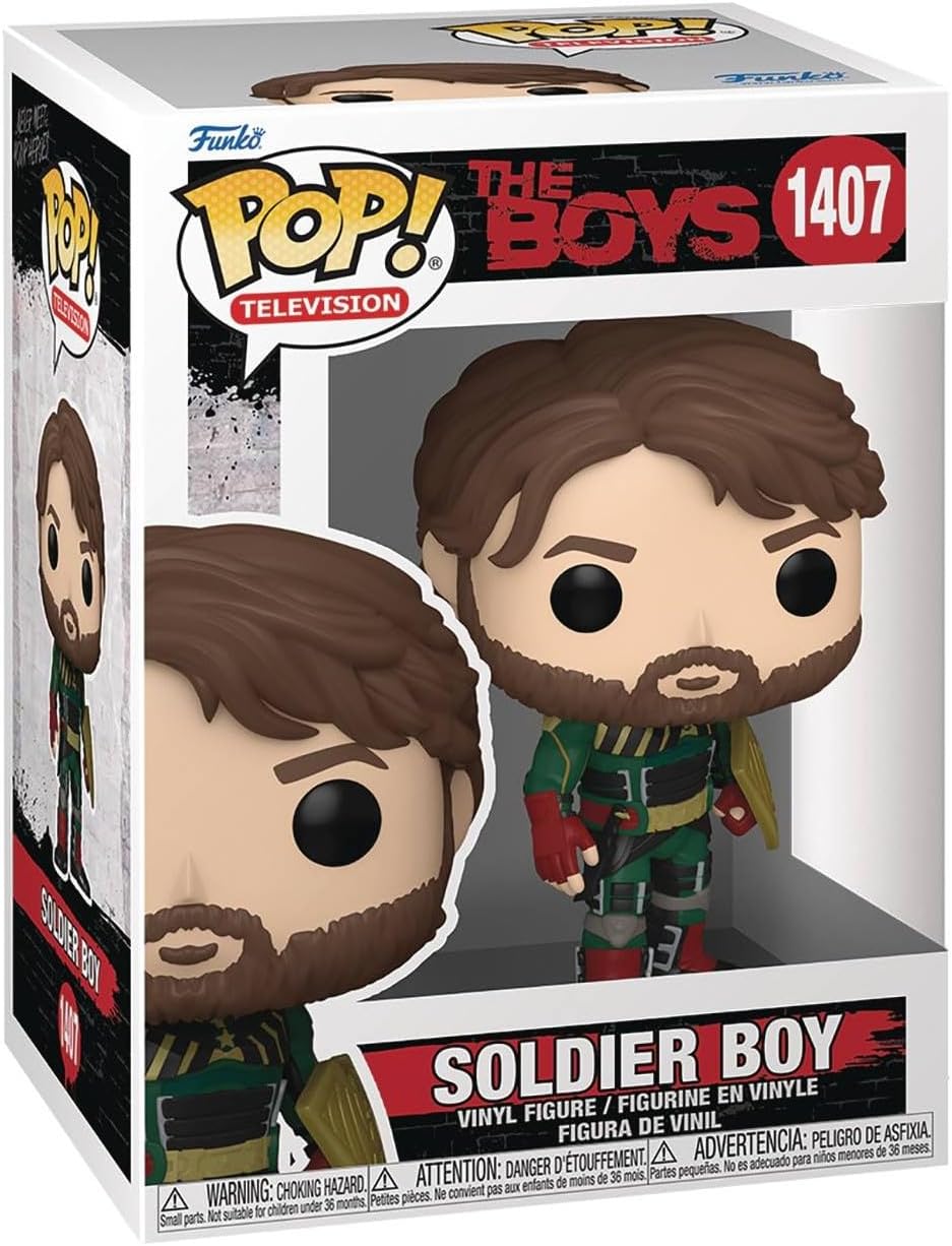 POP The Boys – Figura de vinilo Funko de soldado (incluye funda protectora de caja compatible), multicolor, 3.75 pulgadas