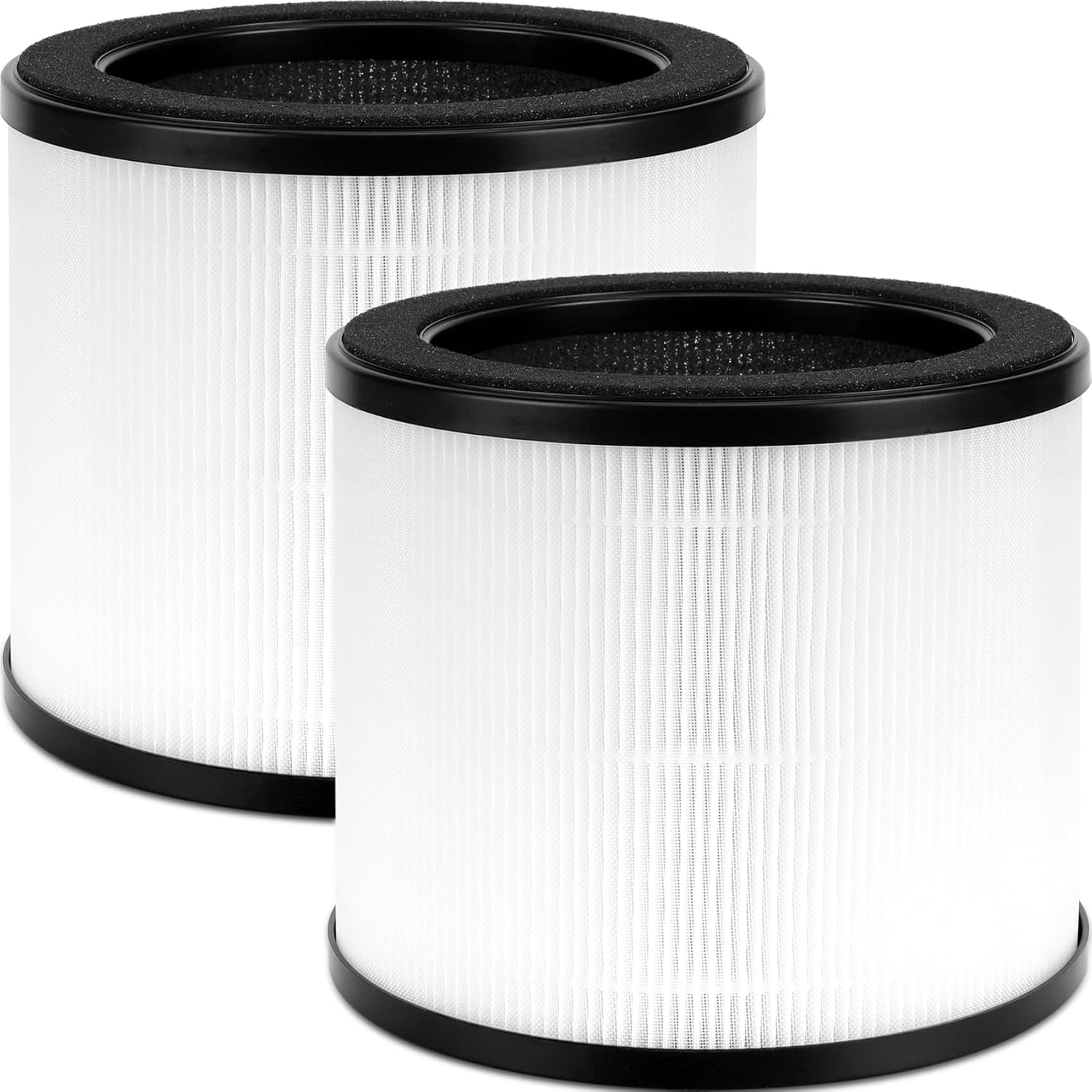 Paquete de 2 filtros de repuesto True HEPA, compatible con el purificador de aire Holmes True HEPA 360 HPA360W y purificador de aire Bionaire True