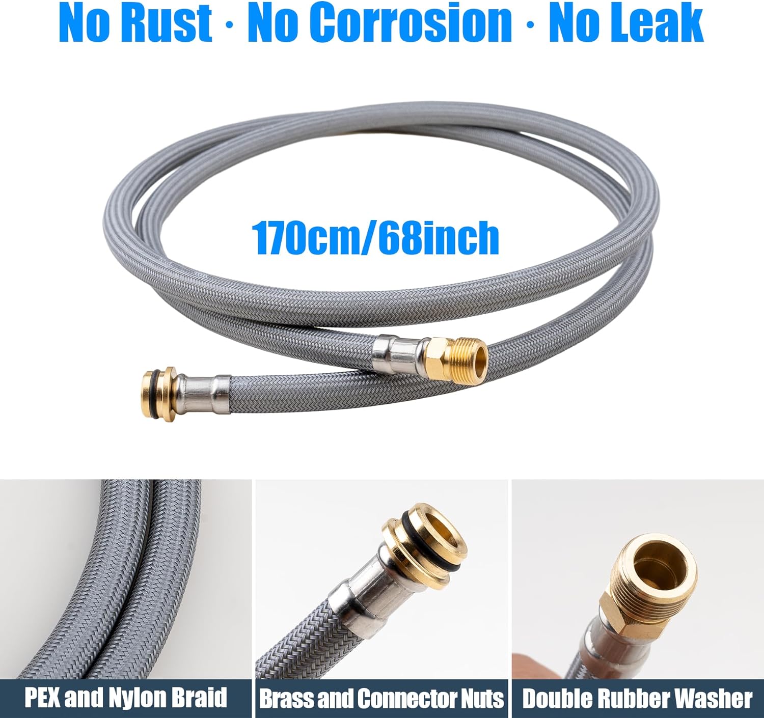 Piezas de repuesto de manguera de grifo para Grohe 48293000 Manguera flexible de grifos de cocina