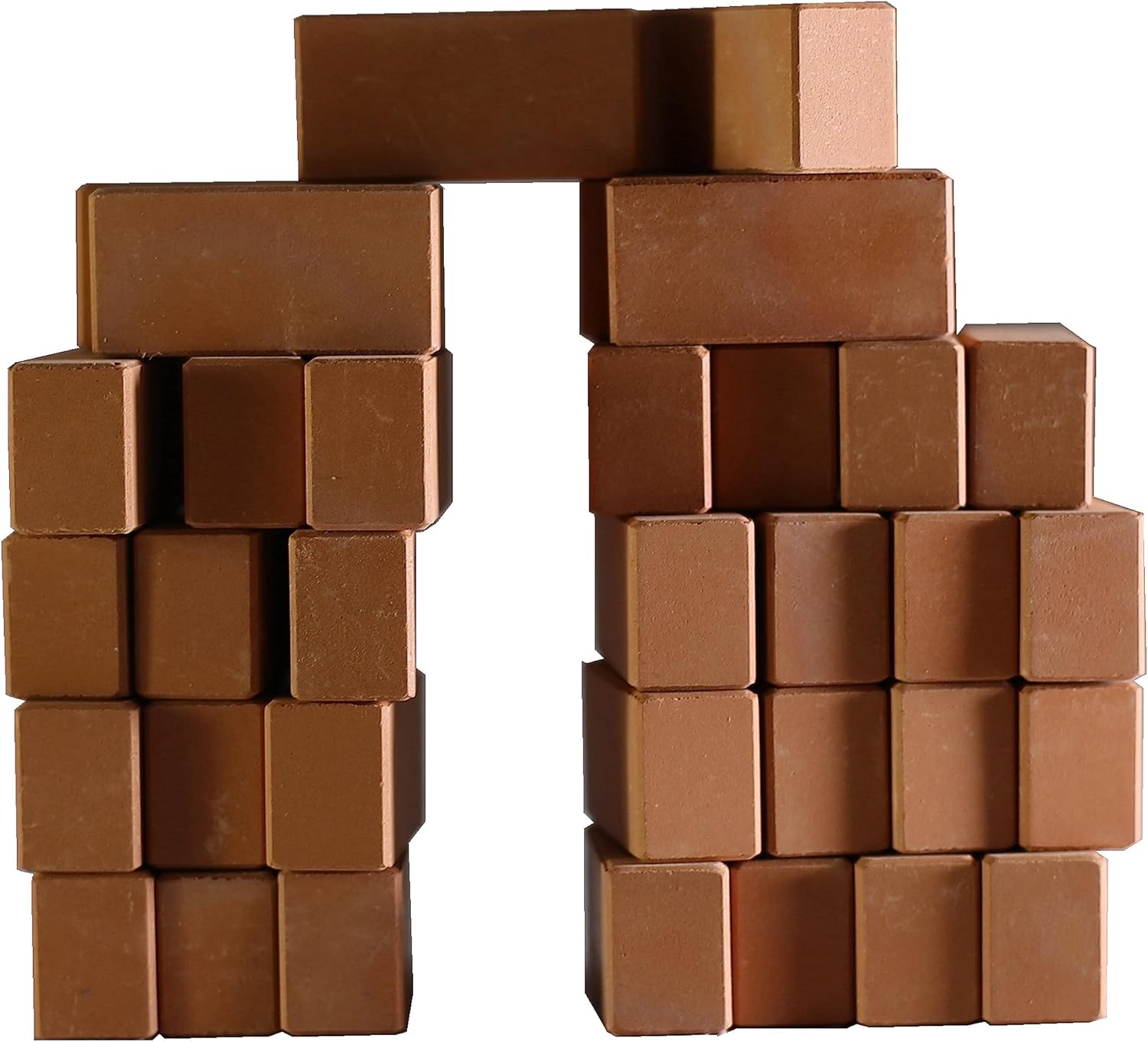 Mini diapasón de ladrillo rojo sinterizado a escala 17, obstáculos Park Brick Pro Mini modelo serie de ladrillos de pared (estándar