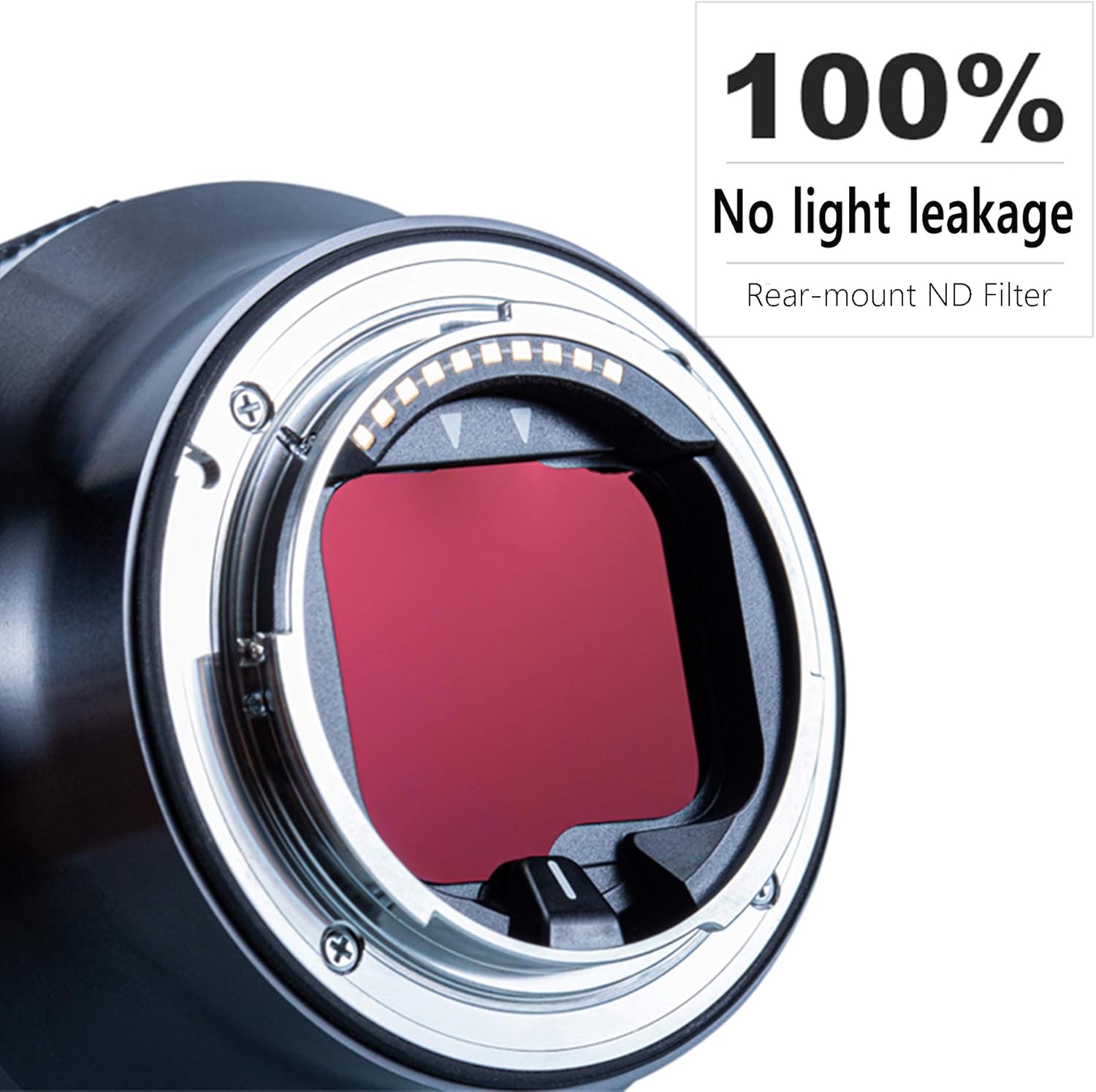 Kase Lente trasera ND 3 Kit de filtro ND8 ND64 ND1000 3 6 10 Stop dedicado para Sigma 0.551-0.945 in F2.8 DG DN Art Lens para Sony E y Leica L Mount