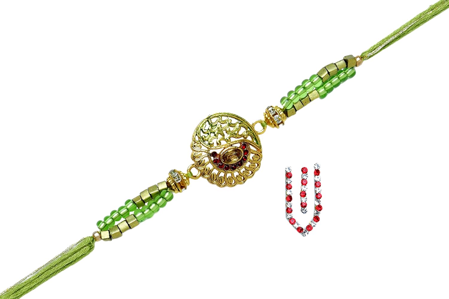 Rakhi individual para hermano Rakhi hilo para Bhai Bhabhi Bhaiya Bhabhi y Bhatiji veera Raksha Bandhan Rakhi paquete de regalo Dora pulsera kalwa