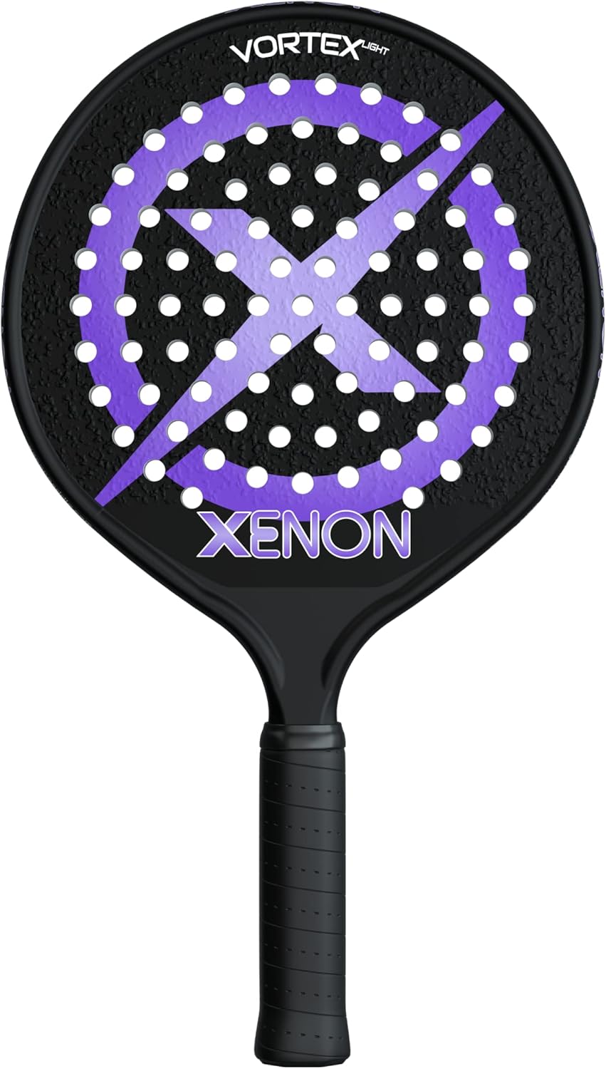 Xenon Vortex Platform – Pala de tenis con plataforma  Cabeza de gran tamaño  Punto de equilibrio uniforme  Núcleo de espuma de firmeza media