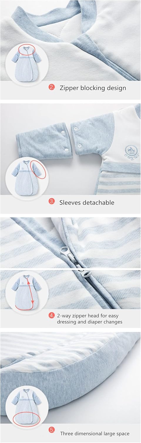 Fundas para saco de dormir para bebés, manta portátil para niños pequeños