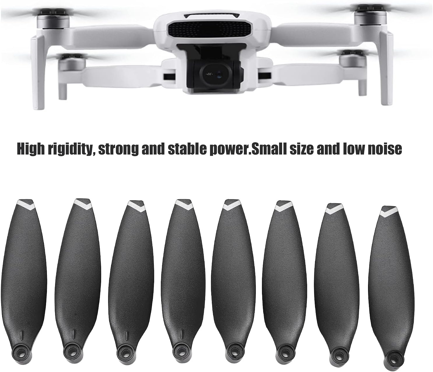 Oumefar 8 cuchillas para drone de bajo ruido y liberación rápida, accesorios de hélices de repuesto, accesorios para cuadricóptero para FIMI X8 Mini