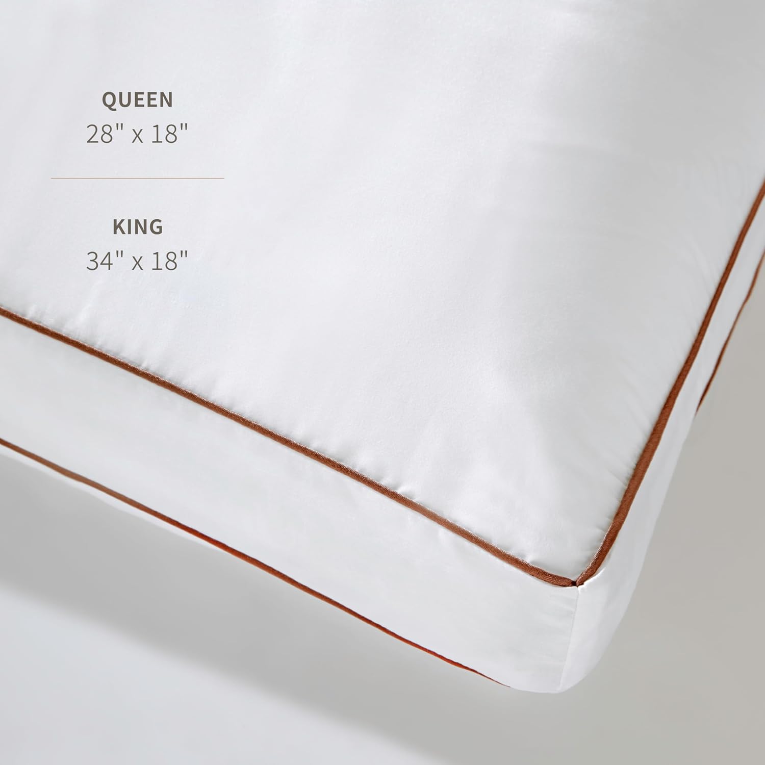 Saatva Almohada de látex, alta (6 a 7 pulgadas), almohada hipoalergénica con núcleo de látex triturado, transpirable, lavable a máquina, funda de