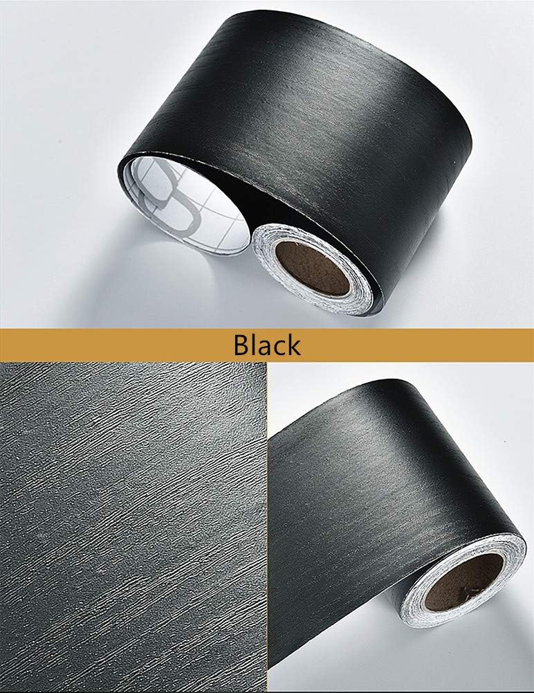 Papel tapiz autoadhesivo para salpicaduras, 32.8 ft, color negro