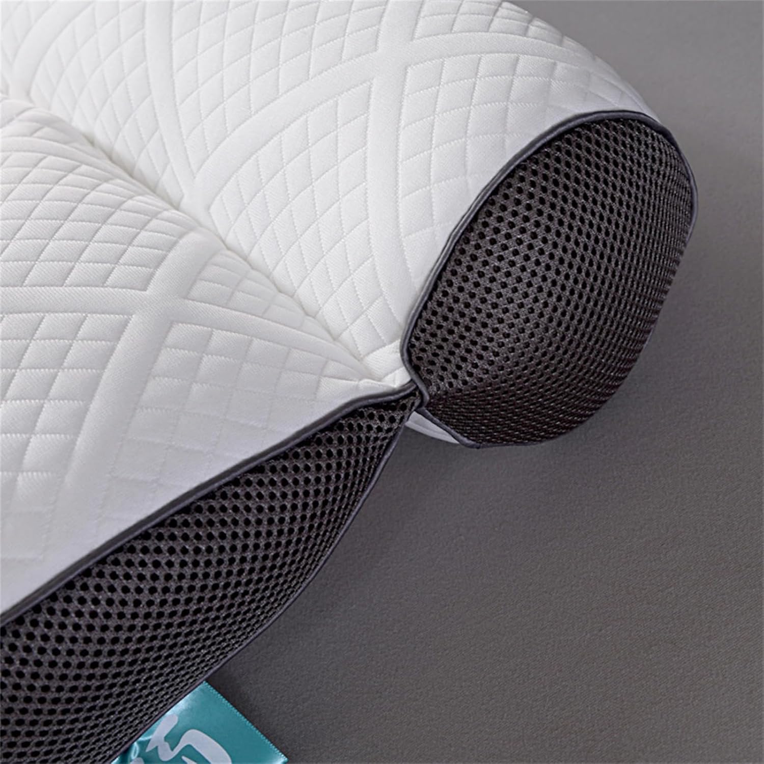 znvwki Almohada ergonómica de plumón de ganso, almohada ergonómica, soporte cervical para mejorar el sueño, almohada de plumón de ganso cómoda,