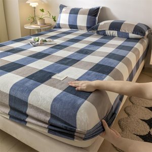 Sábanas bajeras de bolsillo profundo tamaño individual, sábana bajera de terciopelo coral, funda de colchón gruesa cálida para invierno, protección Sábanas bajeras de bolsillo profundo tamaño individual, sábana bajera de terciopelo coral, funda de colchón gruesa cálida para invierno, protección