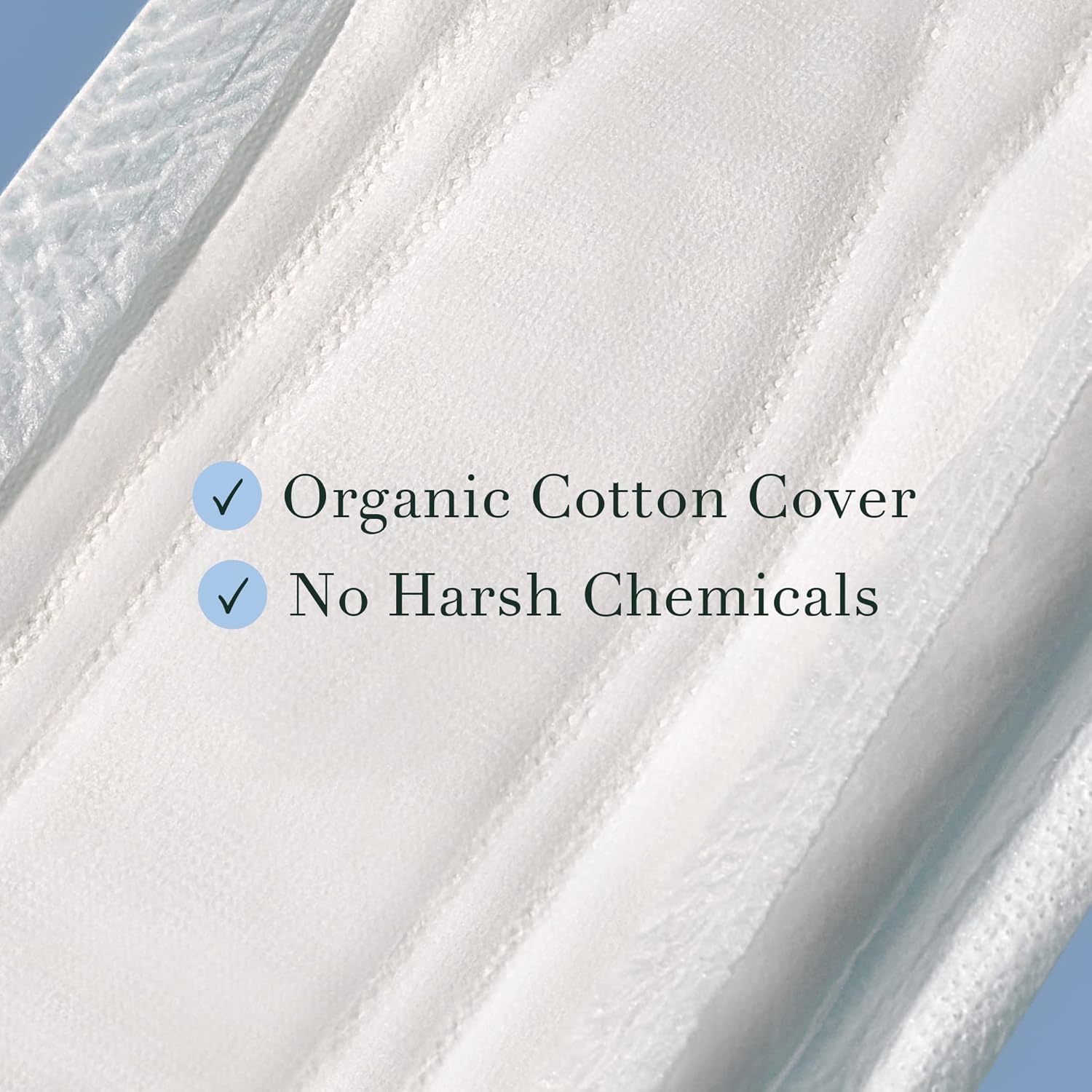 Rael Almohadillas de incontinencia para mujer, funda de algodón orgánico, esencial posparto, absorción pesada, control de fugas de vejiga, núcleo de