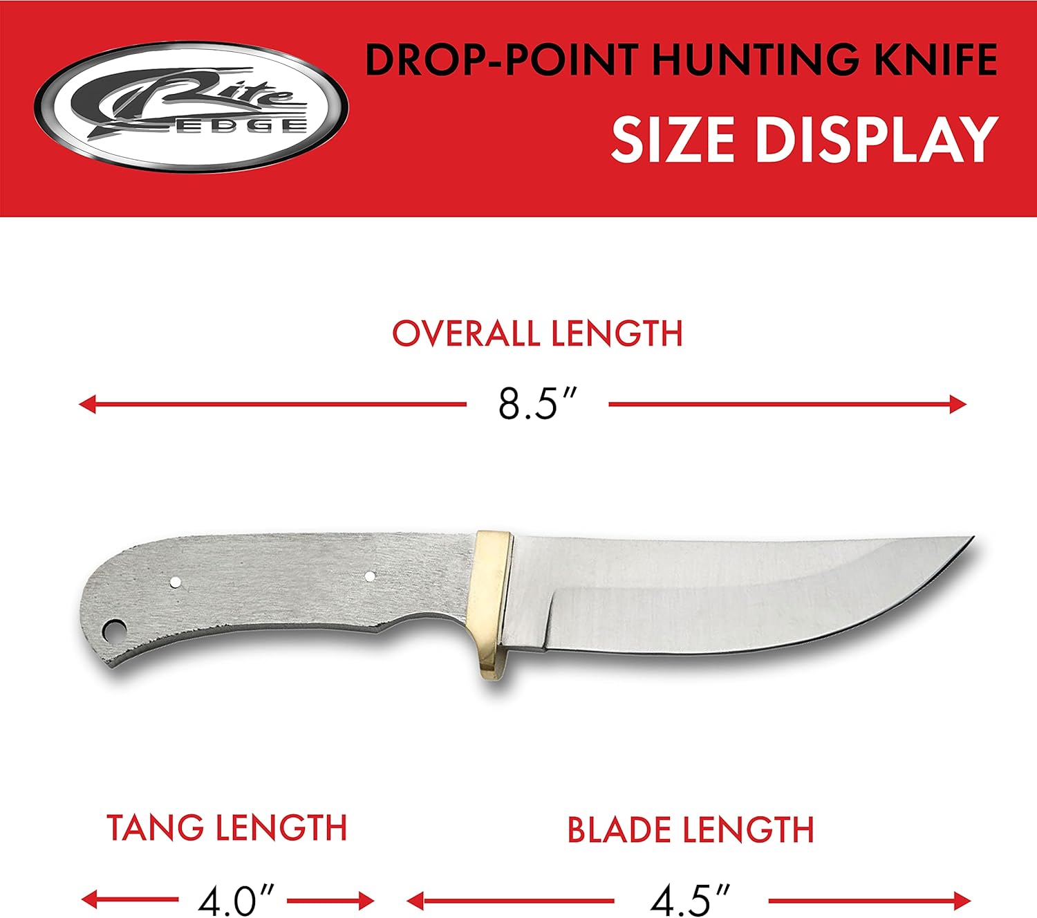 SZCO Supplies Cuchillo de caza con hoja de punta de caída