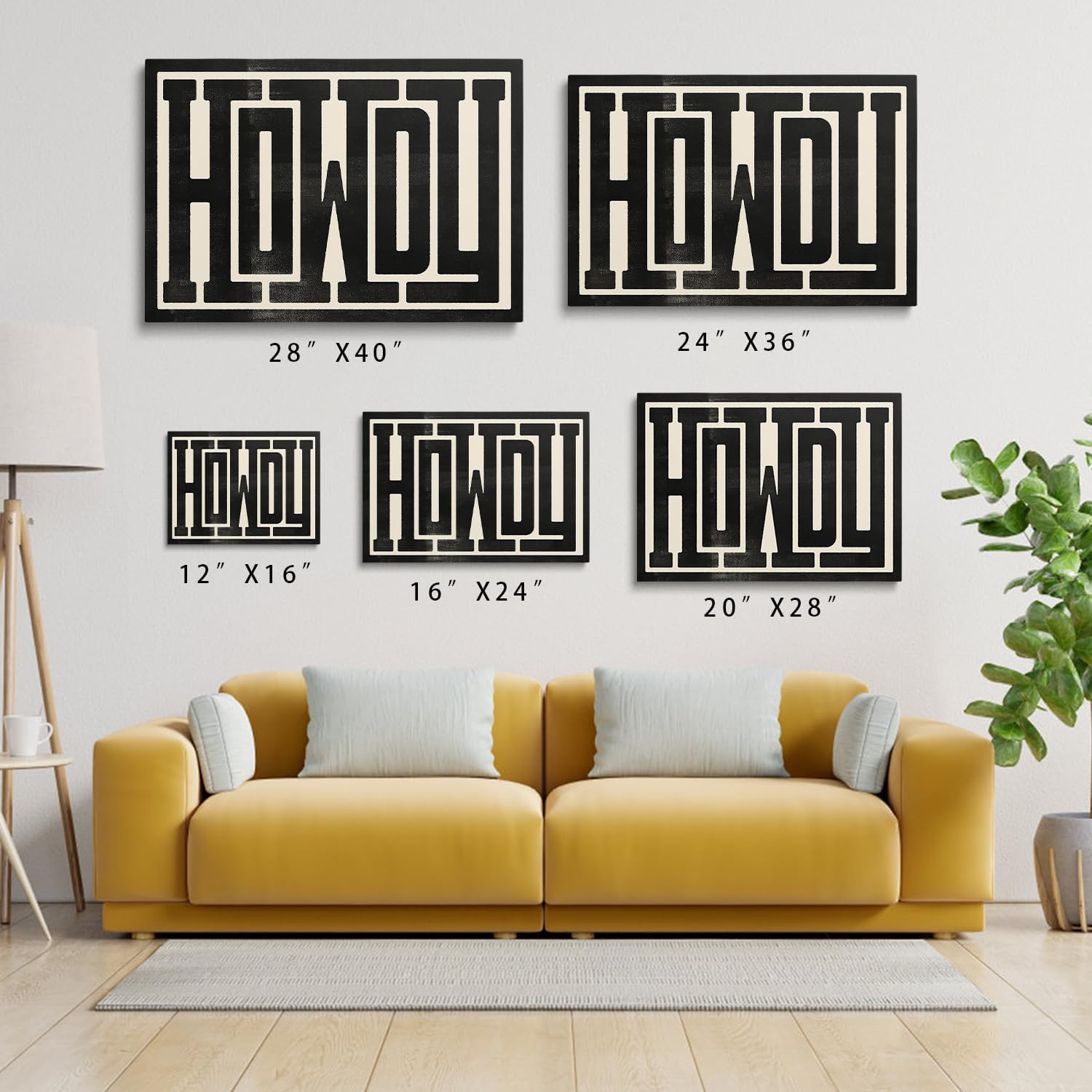 GUBIYU Preppy Pictures – Lienzo decorativo moderno para pared, decoración de habitación preparada, arte de pared, cuadros en blanco y negro, póster