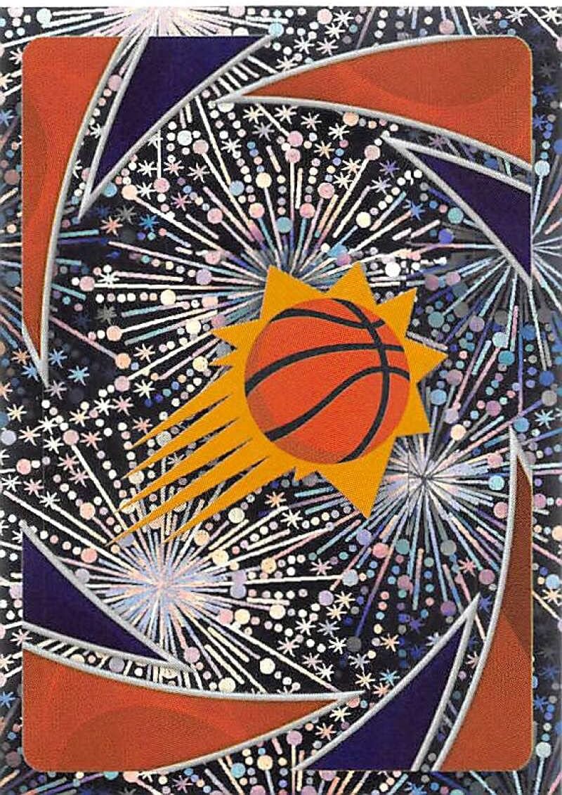 2020-21 Panini Stickers #430 Phoenix Suns Team Logo FOIL Official NBA Basketball Album Sticker Measuring 2.75 inch tall X 2 inches wide in Raw (NM