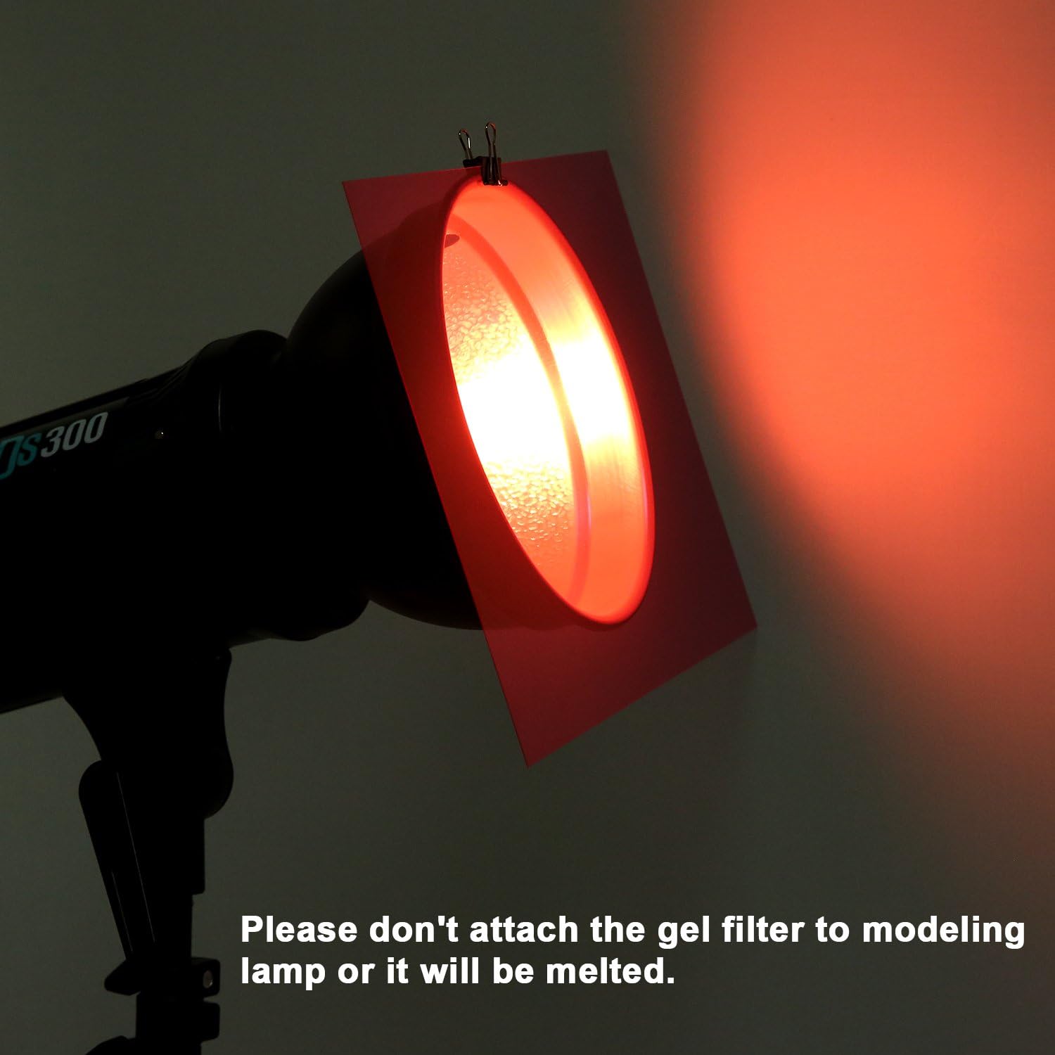 Paquete de 12 filtros de gel de iluminación de corrección de color transparente de 12 x 12 pulgadas para estudio fotográfico linterna estroboscópica
