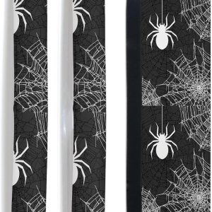 Juego de 2 fundas para manijas de puerta de refrigerador de Halloween para lavavajillas, microondas, horno, nevera, estufa, electrodomésticos, Juego de 2 fundas para manijas de puerta de refrigerador de Halloween para lavavajillas, microondas, horno, nevera, estufa, electrodomésticos,
