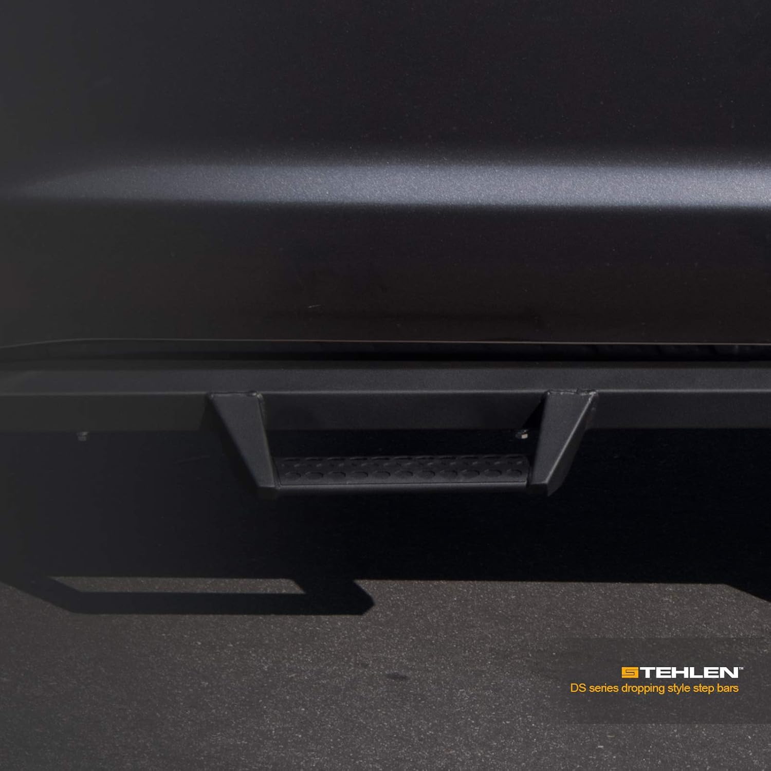 642167819097 Compatible con Toyota Tacoma Access (extendido) 2005-2022 – Estribos de riel Nerf para cabina, color negro mate