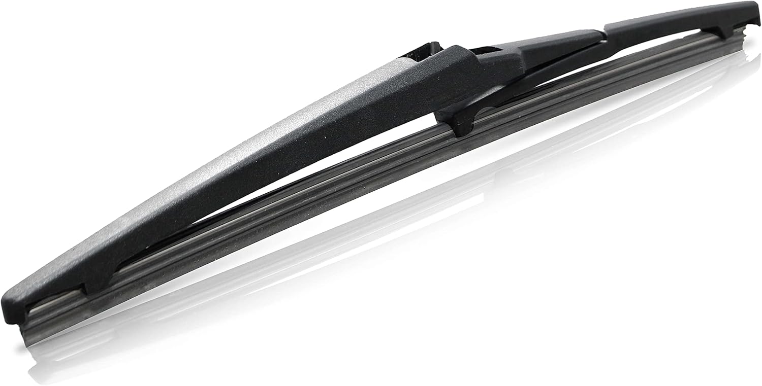 AutoTex QFR-12B ajuste rápido, color negro. Roc-Loc 3 – Escobilla de limpiaparabrisas trasero de ajuste rápido de 12pulgadas, compatible con Roc-Loc