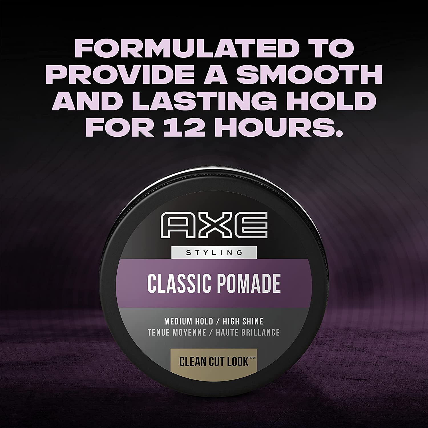 AXE Signature Clean Cut Look Classic Pomada, 2.64 onzas (paquete de 2)
