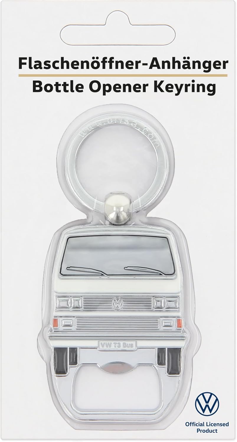 BRISA VW Collection – Llavero Volkswagen con abrebotellas en diseño de autobús T3, T4, T5