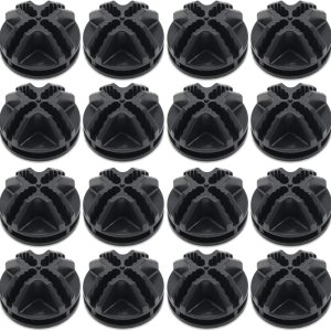 Paquete de 16 conectores organizadores de rejilla de plástico para almacenamiento modular de armario y estanterías de rejilla metálica, conectores Paquete de 16 conectores organizadores de rejilla de plástico para almacenamiento modular de armario y estanterías de rejilla metálica, conectores