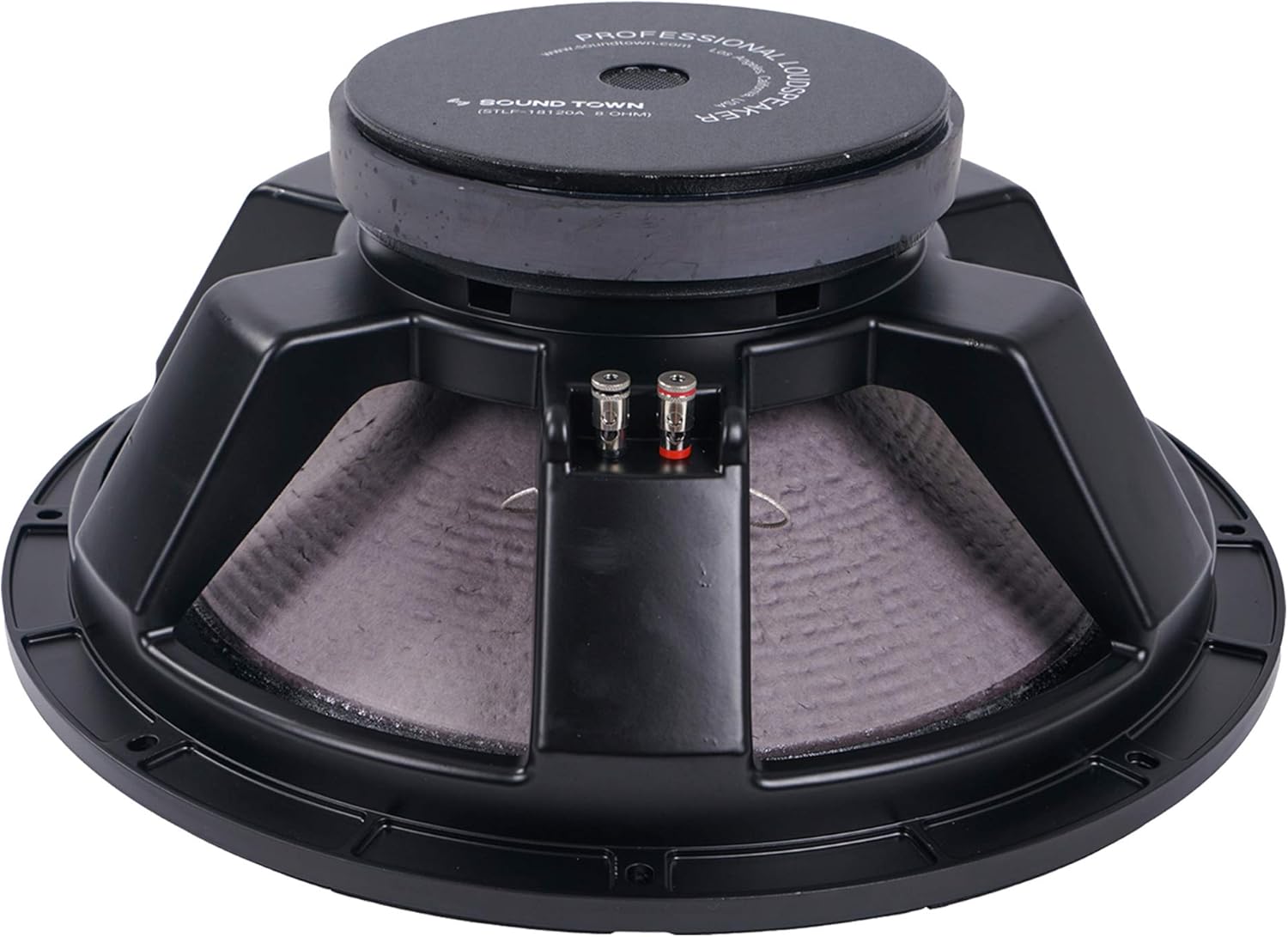 Sound Town Woofer de marco de aluminio fundido de 18 pulgadas y 500 W (controlador de baja frecuencia), woofer de repuesto para gabinetes de