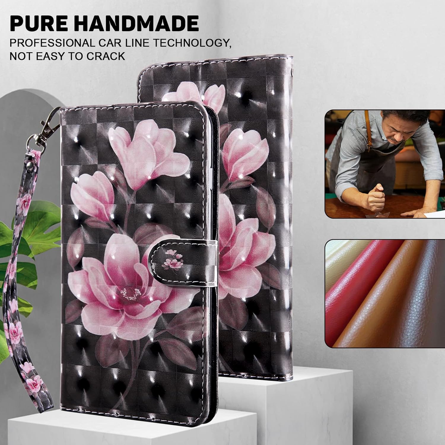 Tncavo Funda tipo cartera para Xiaomi 13 Lite para mujeres, PU cuero Flip Folio Casos con tarjeteros RFID bloqueo cubierta protectora del teléfono