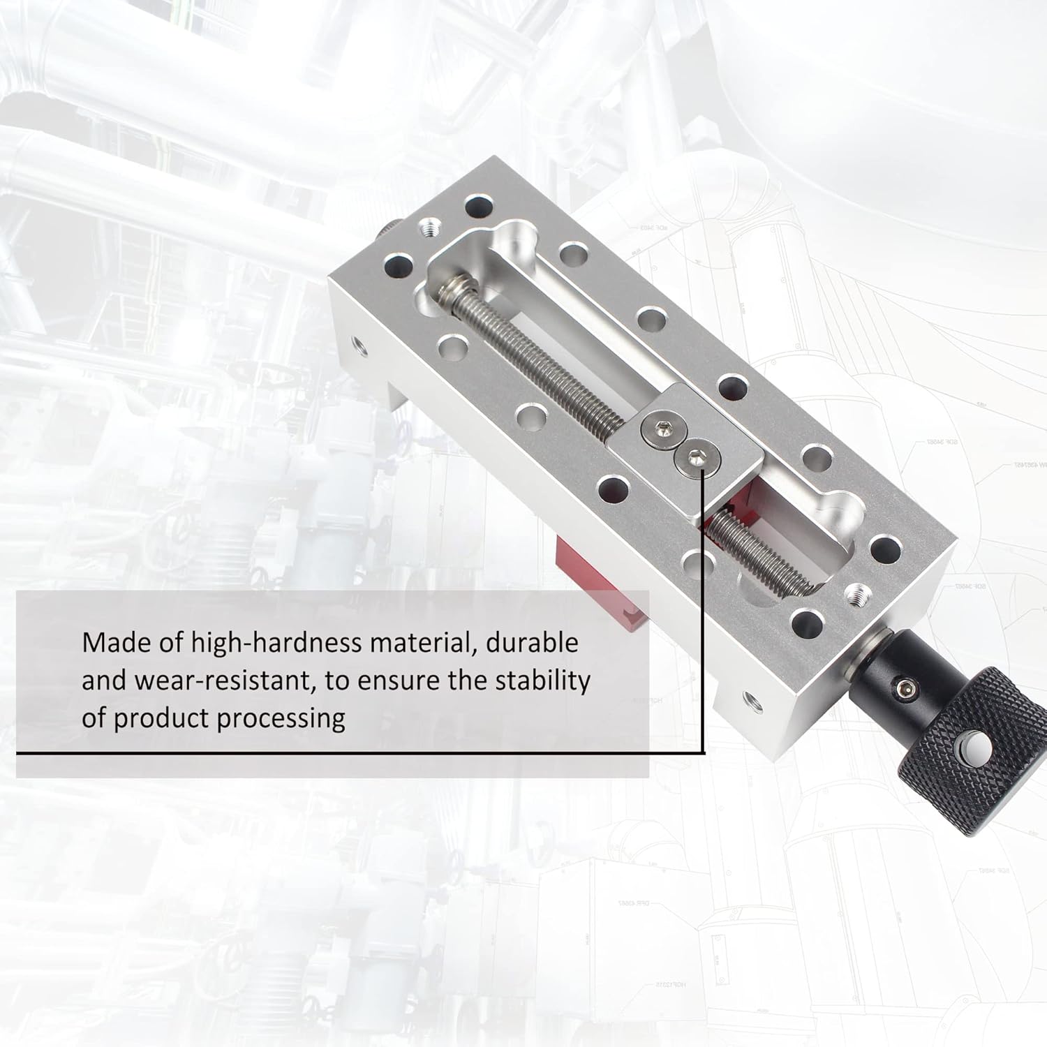 RATTMMOTOR Mejora de la abrazadera de tornillo de banco del router CNC, máquina grabadora DIY de alta precisión abrazadera de sujeción mini tornillo