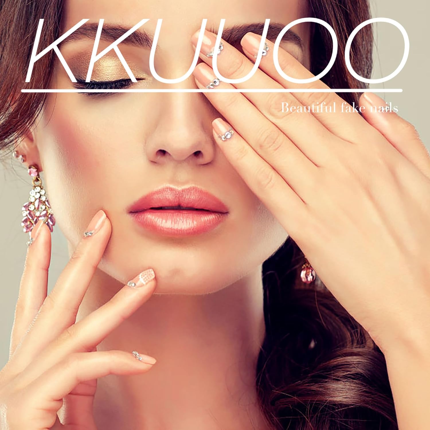 Uñas postizas cortas a presión, uñas postizas cuadradas color rojo vino con purpurina, uñas postizas de otoño e invierno, uñas acrílicas brillantes,