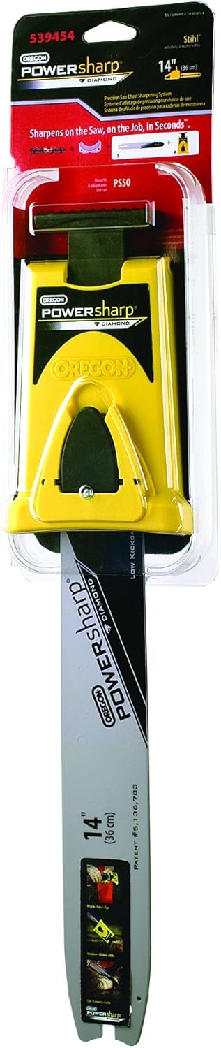 Oregon 539454 Barra PowerSharp para sierras de cadena Stihl de 14 pulgadas