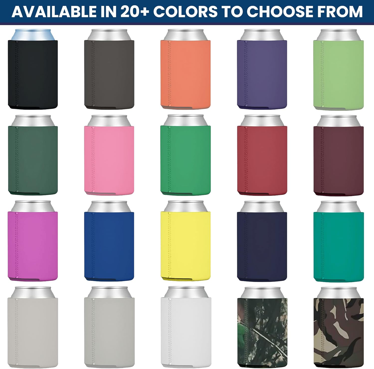 CSBD – Aisladores de latas de color negro para fiestas, cerveza y soda, 12 paquetes, 25 paquetes, 50 paquetes, para, bodas, fiestas, eventos