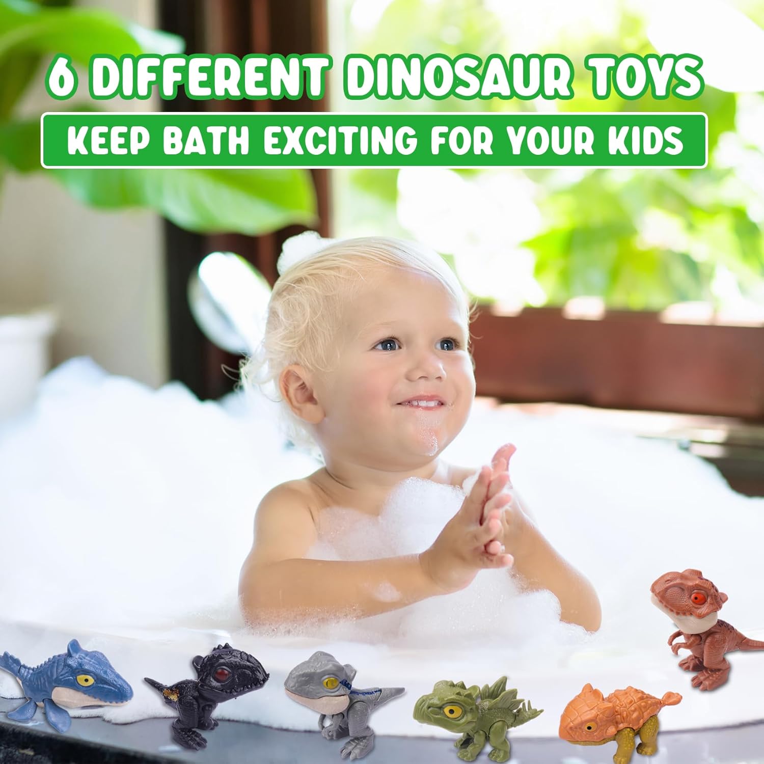 6 figuras de acción de dinosaurio con bocas móviles, figura de dinosaurio masticable, regalos de juguete para niños y niñas de 3, 4, 5, 6, 7, 8