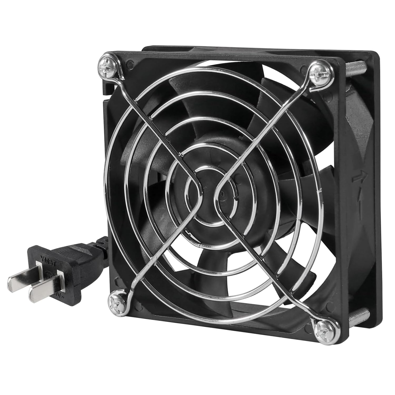 UMLIFE Paquete de 2 ventiladores axiales EC 3.150 in x 0.984 in CA 110 V 115 V 120 V 220 V 240 V alta velocidad doble rodamiento de bolas para