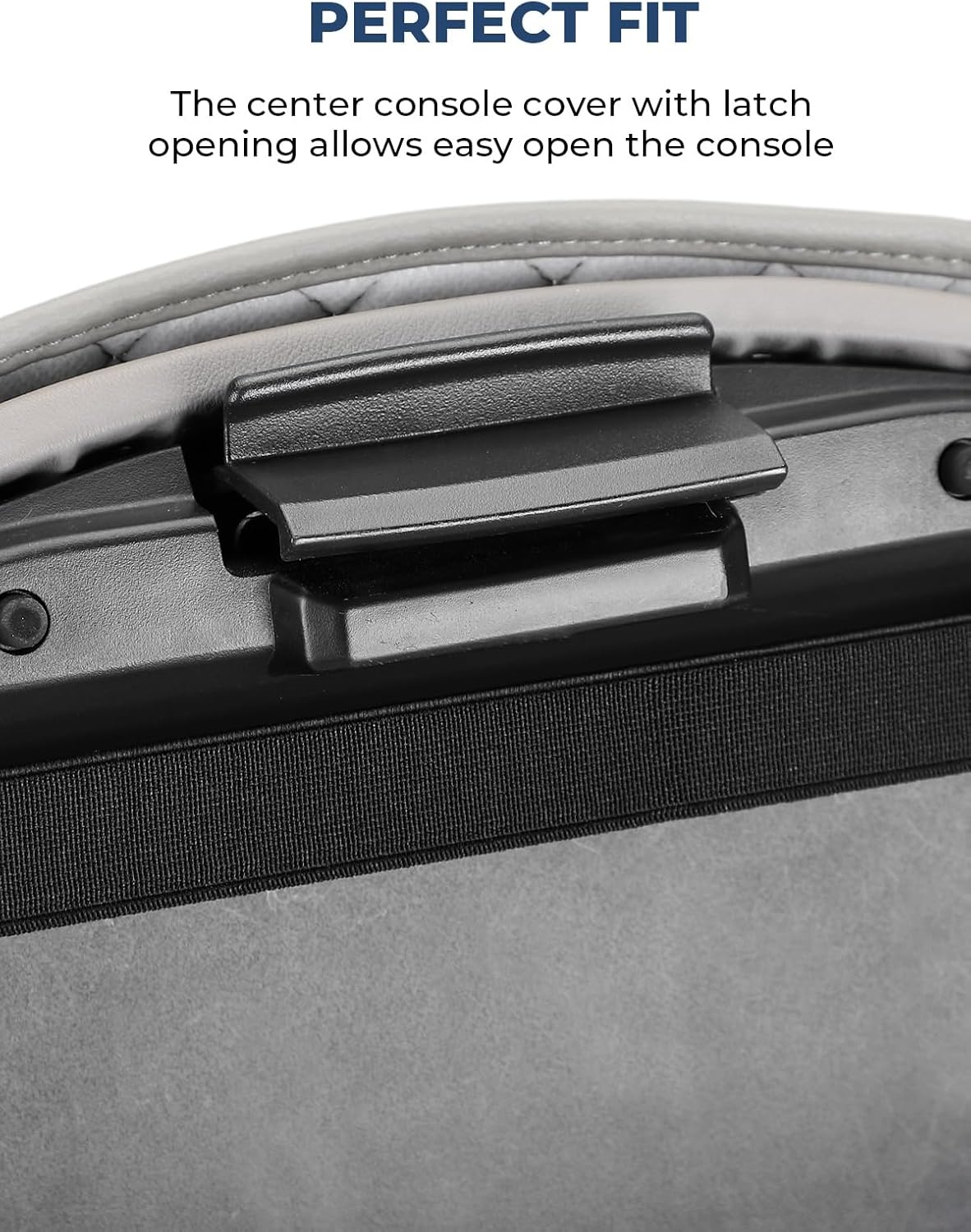 ISSYAUTO Funda de consola central compatible con Pilot 2009-2015, cubierta de cuero para reposabrazos para automóvil, funda protectora duradera para