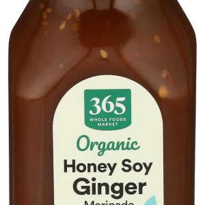 365 By Whole Foods Market, Adobo orgánico de miel y jengibre de soja, 12 onzas líquidas 365 By Whole Foods Market, Adobo orgánico de miel y jengibre de soja, 12 onzas líquidas